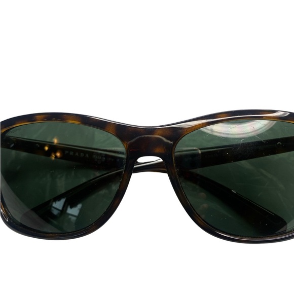 PRADA PR 18WS Sunglasses Tortoise/Green - Picture 6 of 12